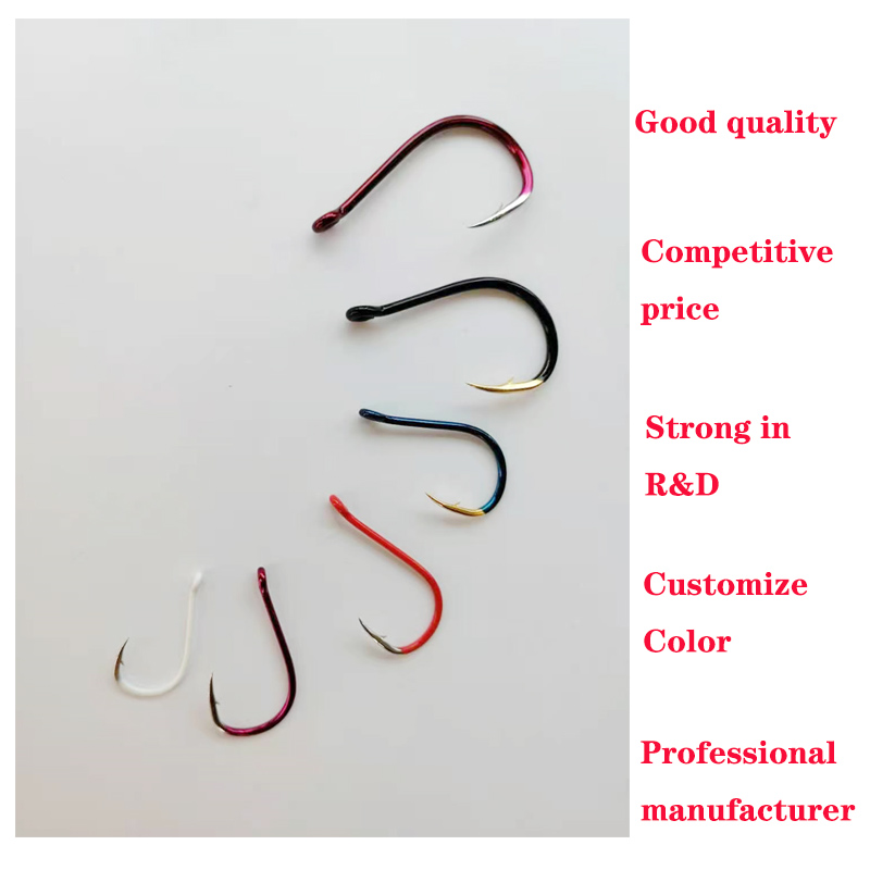 chinu fishing hooks China Wholesale OEM China CHINU Barbed Fishing Hooks High Carbon Steel  Sliver Hook Fishhook Size 2# 3# 4# 5# 8# Snelled Hook manufacturers and  suppliers
