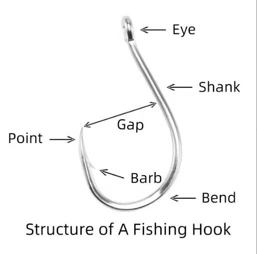 The Anatomy of a Fishing Hook - dummies